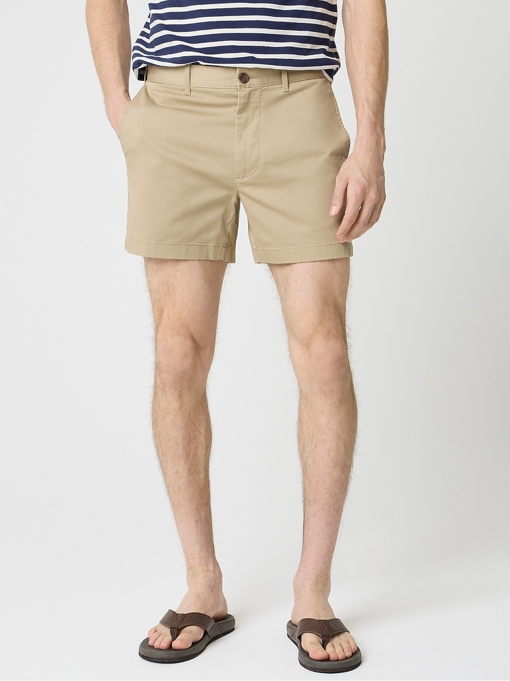 J. Crew Slim Fit Khaki Chino Shorts